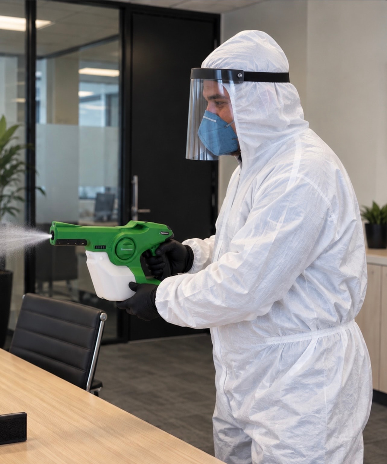 Electrostatic Disinfection